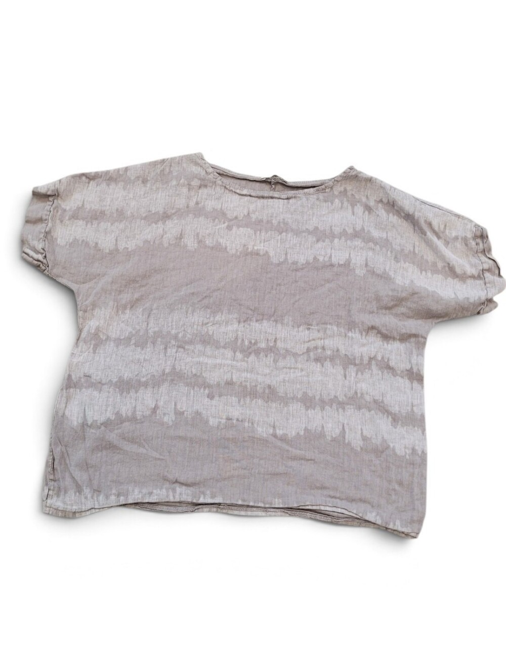 Made In Italy Linen Womens Top Size Large